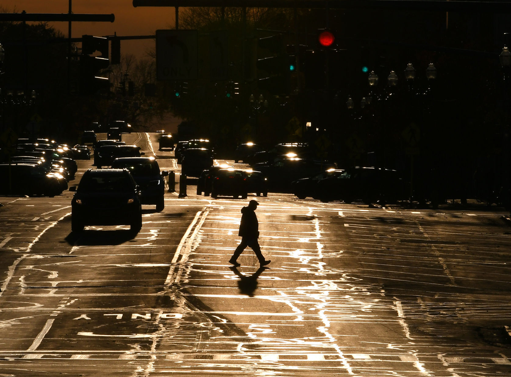 Sun on the street